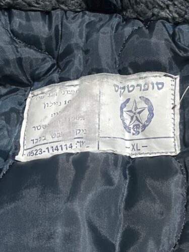Israeli Police/Security Winter Jacket – Vintage Military Coat (Size XL) - Picture 6 of 6