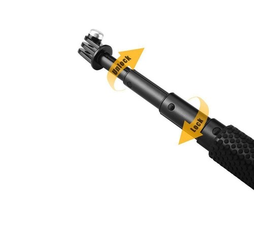 Monopod Pole Mount Handle Selfie Stick Telescopic for GoPro Hero Max 10 9 8 7 - Picture 3 of 5
