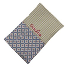 Wärmekissen 20x30cm mit Namen beige Rapssamenkissen Körnerkissen