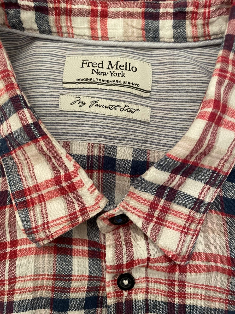 Fred Mello Long Sleeve Cotton Shirt Size XXL