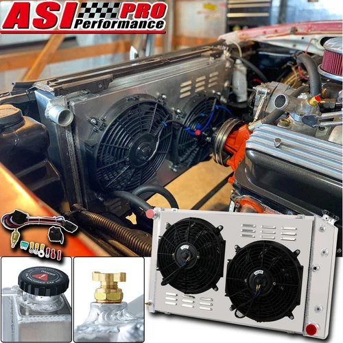 3 Row Radiator+Shroud Fan For 1978-1987 Chevy Monte Carlo SS/Olds Cutlass G-body