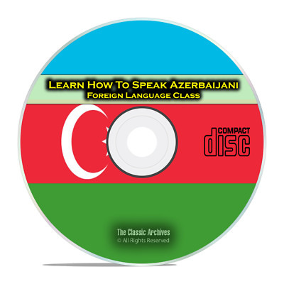 Learn How To Speak Azerbaijani, Fast Foreign Language Training Course CD G94
