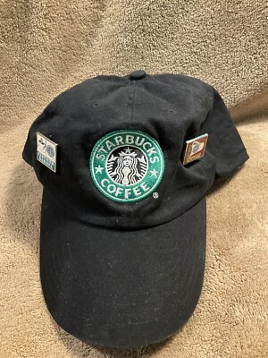 Starbucks Certified Barista Trainer Hat W/ Lapel Pins Mermaid Logo Employee