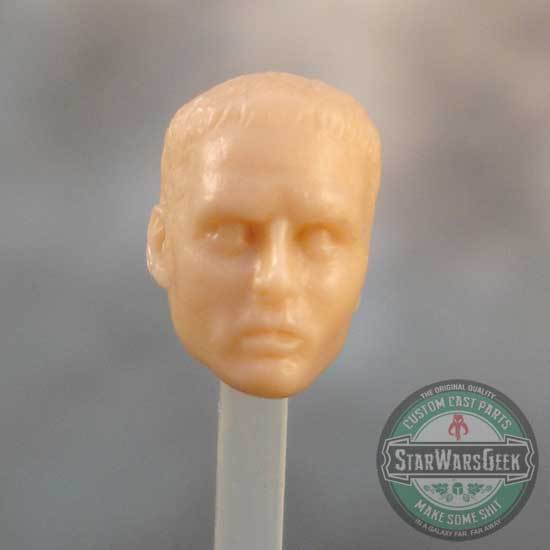 MH047 Custom Cast Sculpt part Male head cast for use with 3.75" action