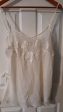 Ladies "Delicates" Ivory Nightie - size maybe a medium to large