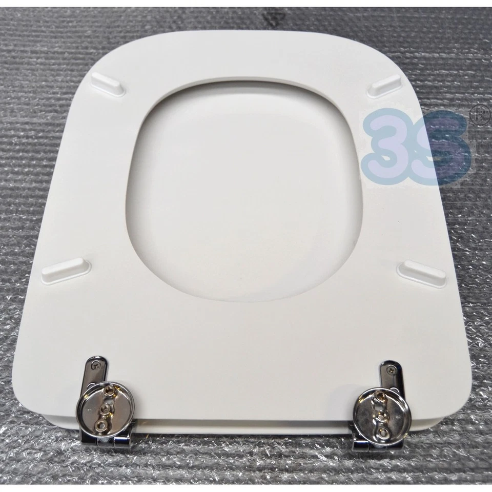 SEDILE ASSE COPERCHIO PER WC RIO DUO Ceramica Dolomite ACB ERCOS GOLD in LEGNO - Immagine 3 di 4