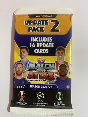 Match Attax Update Pack 2. Saison 21/22. Neu/Versiegelt