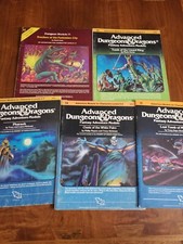 AD&D 1st Edition Desert of Desolation Extended Series I1, I2, I3, I4, I5 Modules