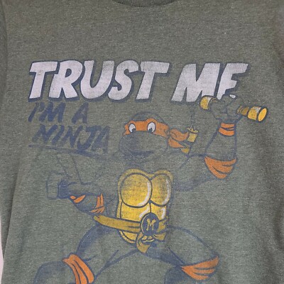 Teenage Mutant Ninja Turtles T shirt Mens Small ''Trust Me I'm A Ninja'' Licensed