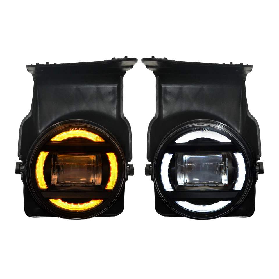For 2003 2004 2005 2006 GMC Sierra 1500 2500 HD 3500 LED Fog Lights Lamps+DRL - Изображение 3 из 4
