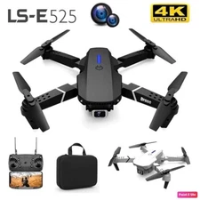  Drone With 4K HD Dual Camera WiFi FPV Foldable Quadcopter 