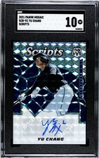 2021 Panini Mosaic Yu Chang Scripts Autograph Auto SGC 10 GEM MINT