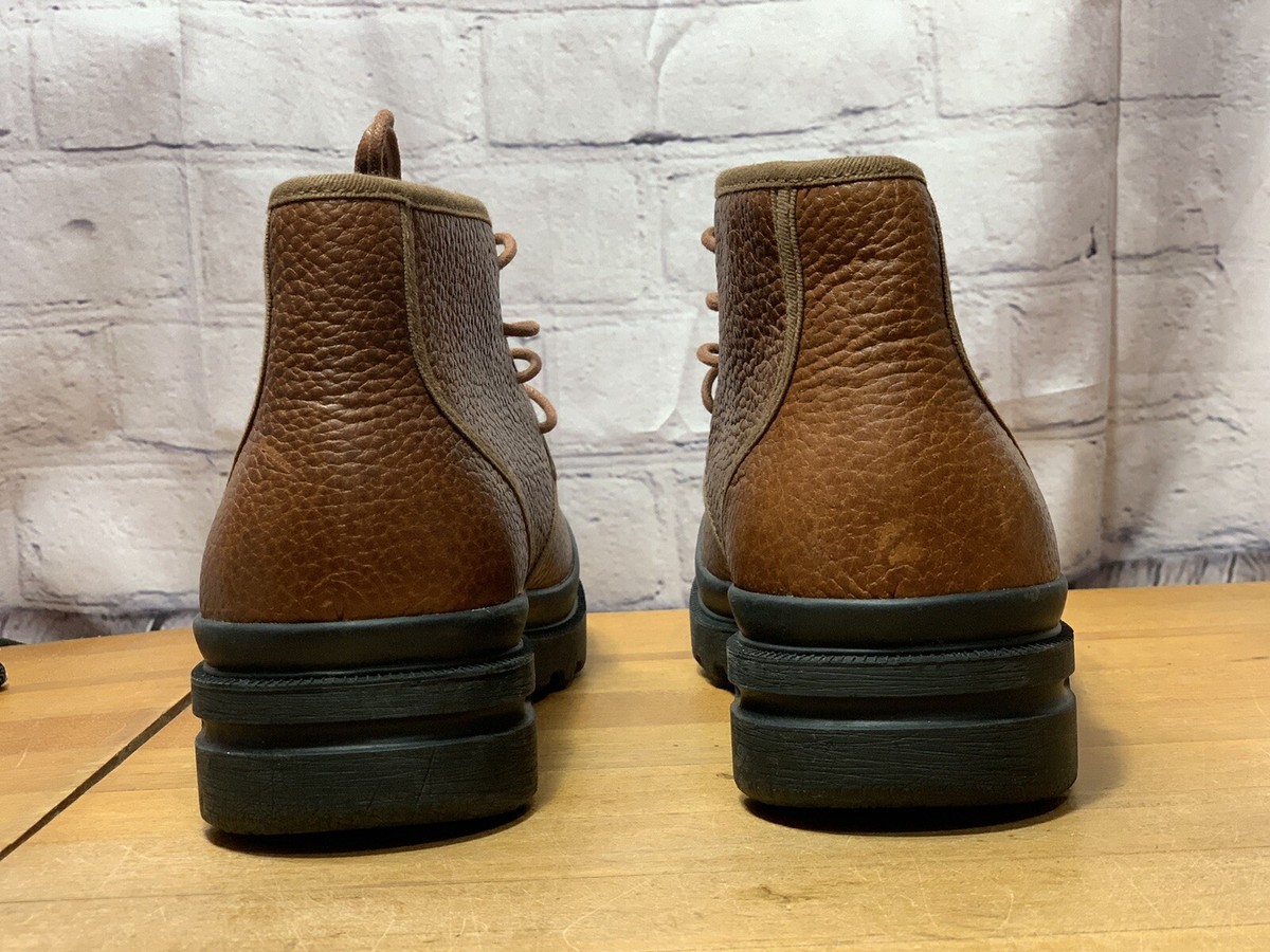 POLO RALPH LAUREN UMAR ANKLE BOOT LEATHER BROWN MEN