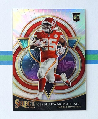 2020 Panini Select CLYDE EDWARDS-HELAIRE Rookie Phenomenon RC Silver Prizm #P21