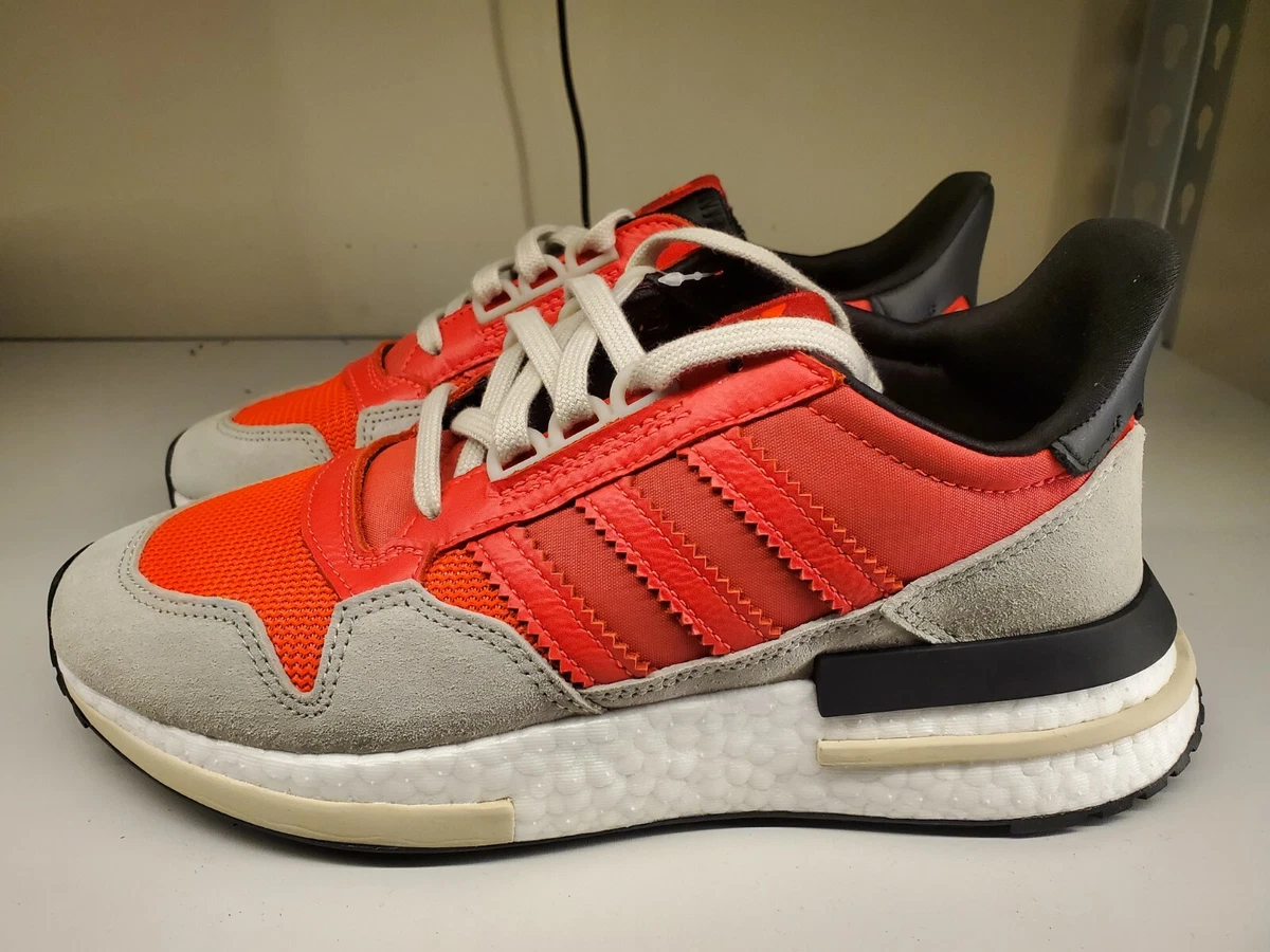 Womens Adidas ZX 500 RM Solar Red Casual Sneakers