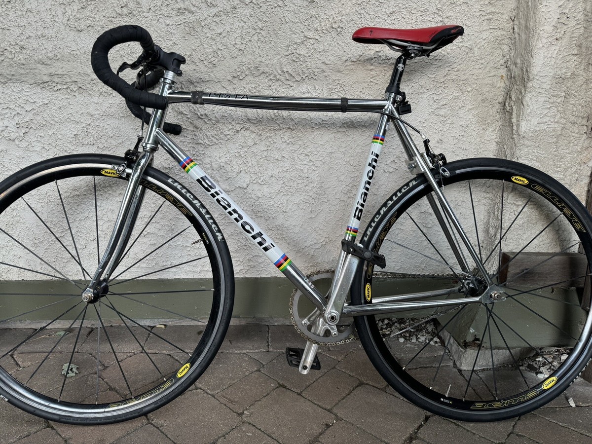 Vintage Bianchi Fixie (55cm) W/ Omnium Crankset, Ellipse Vintage Bianchi Fixie (55cm) W/ Omnium Crankset, Ellipse