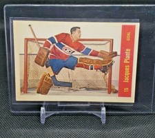 1957-1958 PARKHURST # 15 M15 Jacoues Plante - MONTREAL CANADIANS