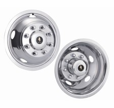 Chevy Silverado 3500 17 Wheel Simulators Hubcaps Snap On Stainless Wheel Covers