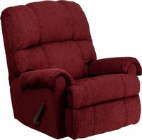 Rocker Recliner Contemporary Tahoe Burgundy Chenille Tv Room Living Seating on sale Rocker Recliner Contemporary Tahoe Burgundy Chenille Tv Room Living Seating on sale