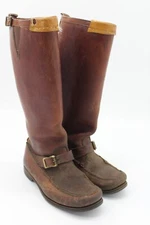 VTG USA made GOKEY Snake Proof Boots Botte Sauvage 18" Gro-Cord HUNTING Size 8