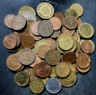 OLD Germany Coin Lot 90 EXCELLENT Coins Lot J15