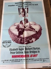 Elizabeth Taylor, Richard Burton - HAMMERSMITH IS OUT - 1 Sheet