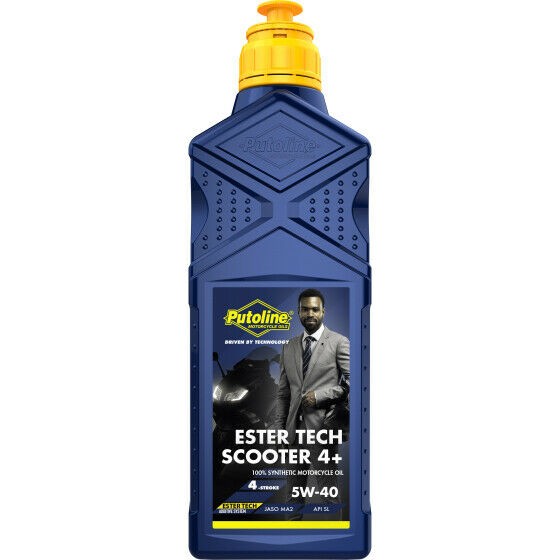 Putoline Ester Tech Scooter 4+ 4-Stroke 5W-40 Four-Stroke Engine Oil 1Liter
