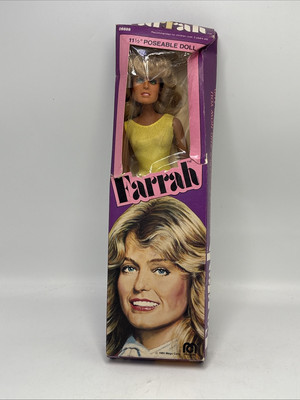 Vintage 1980 Farrah Fawcett Mego Doll Figure In Box