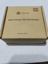  5- IClever Quick Charge USB Wall Charger 24W  10.50/ea