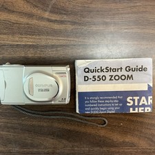 Olympus Camedia D-550 Zoom 3.0MP Digital Camera Tested W/ Manual 55 