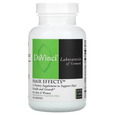 2 X  DaVinci Laboratories, Hair Effects, 90 Capsules