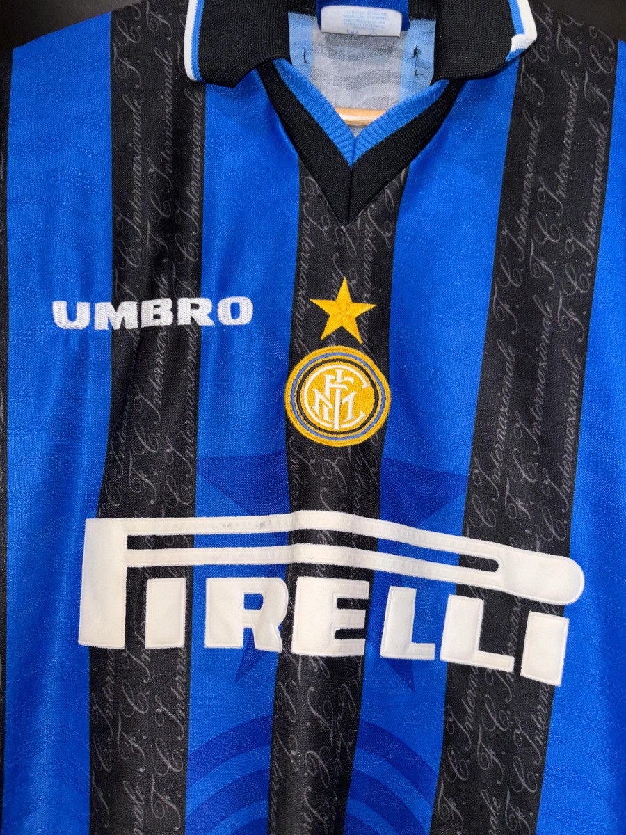 INTER MILAN RONALDO 1997-1998 ORIGINAL JERSEY SIZE L | eBay