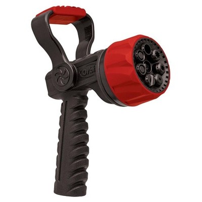 Orbit 26800 Pro Series 7-Pattern Water Cannon Hose Nozzle Fireman Lever, Black 