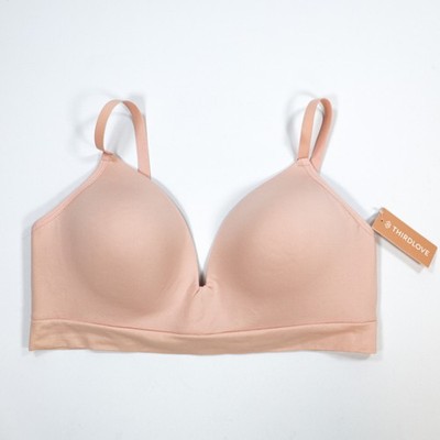 New Third Love Bra Size XL 24/7 Classic Wireless Thirdlove Seamless Nap Pink NWT