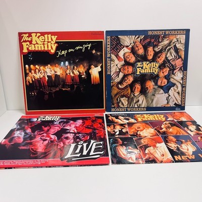 4 x LP - The Kelly Family - New World Honest Workers Keep on Singing... GUT #365
