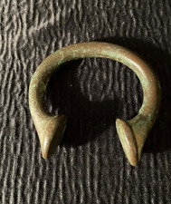 Manilla Coins Currency Undated West African Money Vtg Horseshoe Shape Manillas