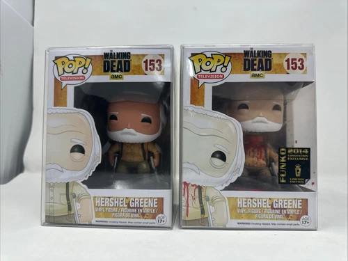 The Walking Dead 2014 Convention Exclusive, Hershel Greene Bloody #153 Funko Pop
