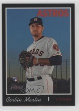 2019 Topps Heritage High Number Chrome Black Refractor /70 Corbin Martin 0e4z