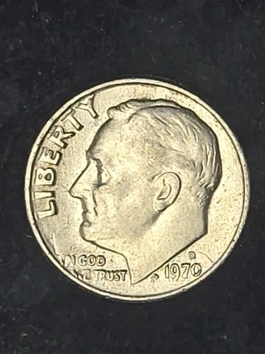 1970 D Roosevelt Dime Circulated
