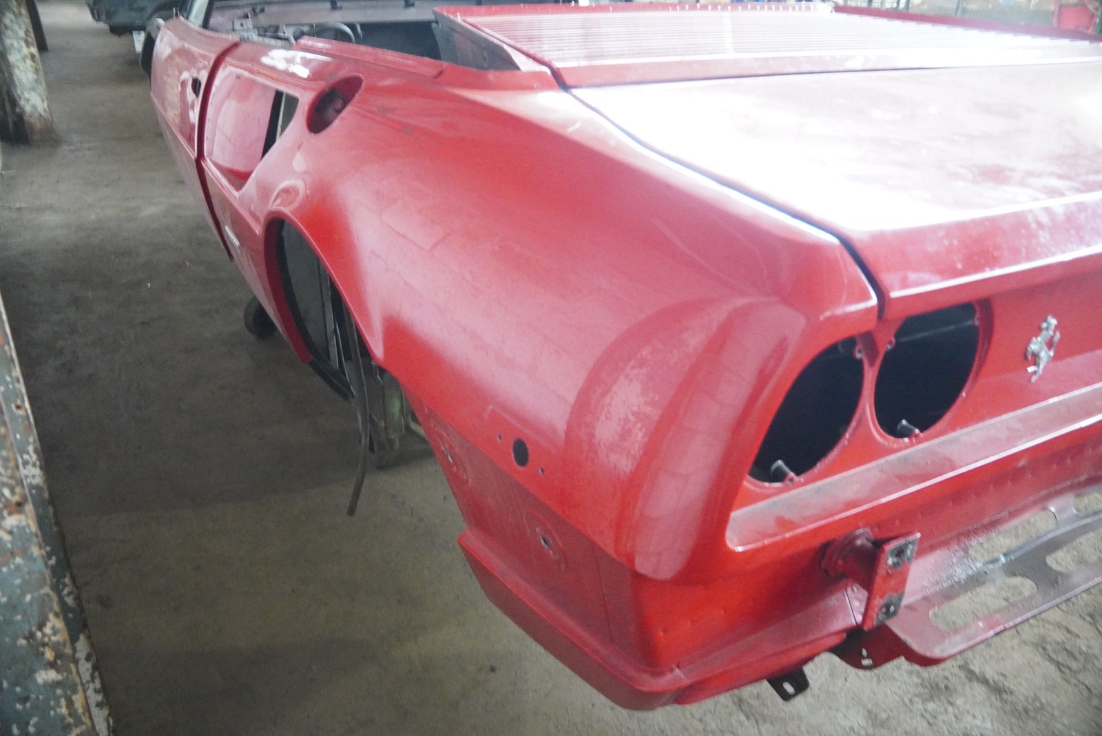 Rear Left Quarter Panel Body Structural Metal Cut Ferrari Mondial Cabriolet 1985