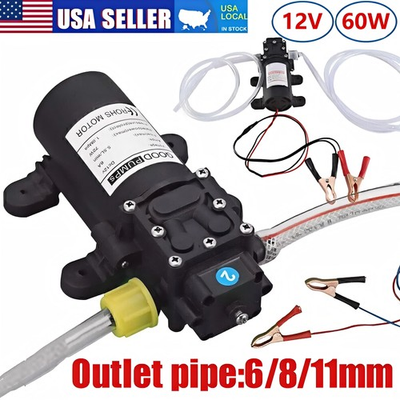 #ad #ad Motor Oil Fuel Fluid Extractor Electric Siphon Transfer Change Pump DC 12V 60W $12.99