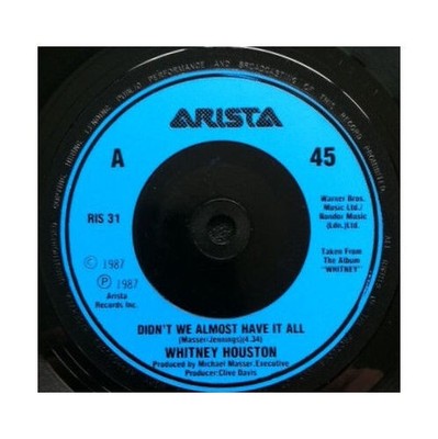 Whitney Houston - Didn't We Almost Have It All (VINYL)