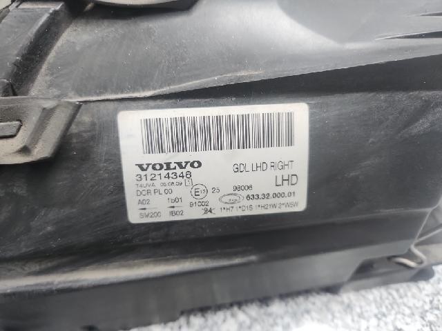 2010 Volvo S80 D5 Right Xenon Headlight 31214348 | eBay