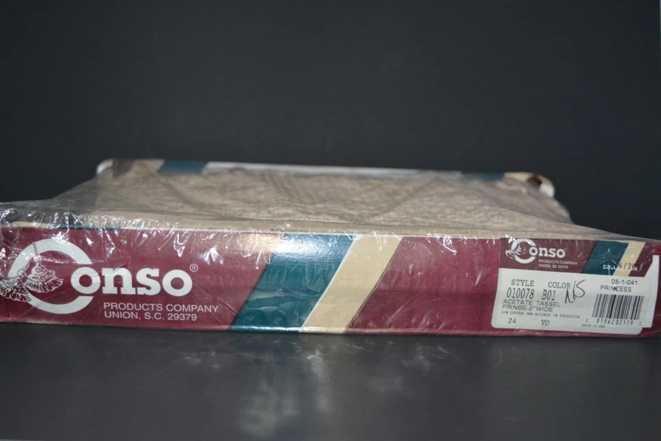 NEW Conso 2" Fringe Trim Tassel Upholstery Drapery 24 YD BOLT Princess Vintage - Image 4 of 4