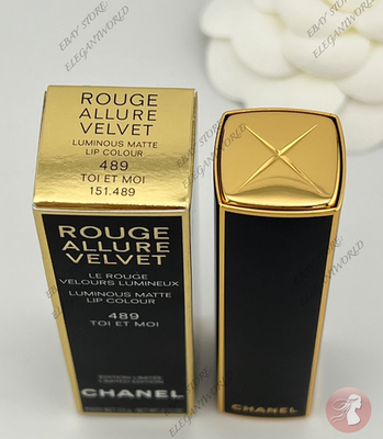 Chanel Rouge Allure Velvet Luminous Matte Lipstick #489 TOI ET MOI