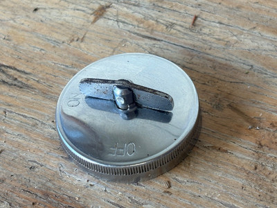 1968 - 1969 Honda Z50 original blade style gas cap.  OEM