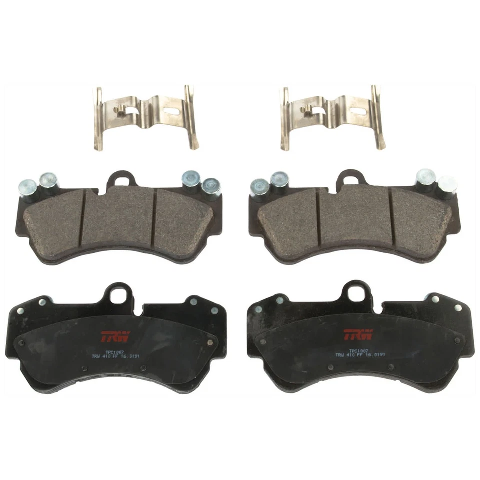 KIT TRW-072924-4386 Juego de 2 ruedas delanteras de disco de freno y pastillas de freno para VW Cayenne Foto 3 de 4