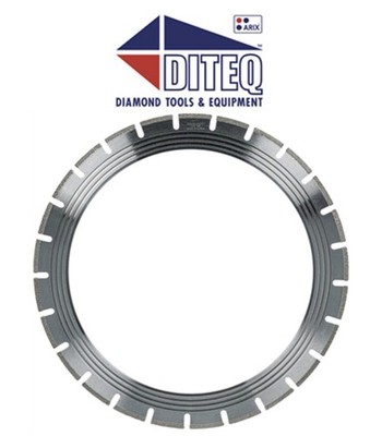 DITEQ Ring Saw Diamond Blade For Ductile Iron, 16'' X .160'' $1089.00 Retail