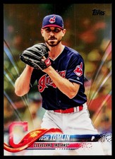2018 Topps #27 Josh Tomlin Gold #/2018