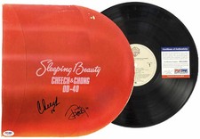 Cheech & Chong signed 12" Vinyl Record Sleeping Beauty Soundtrack